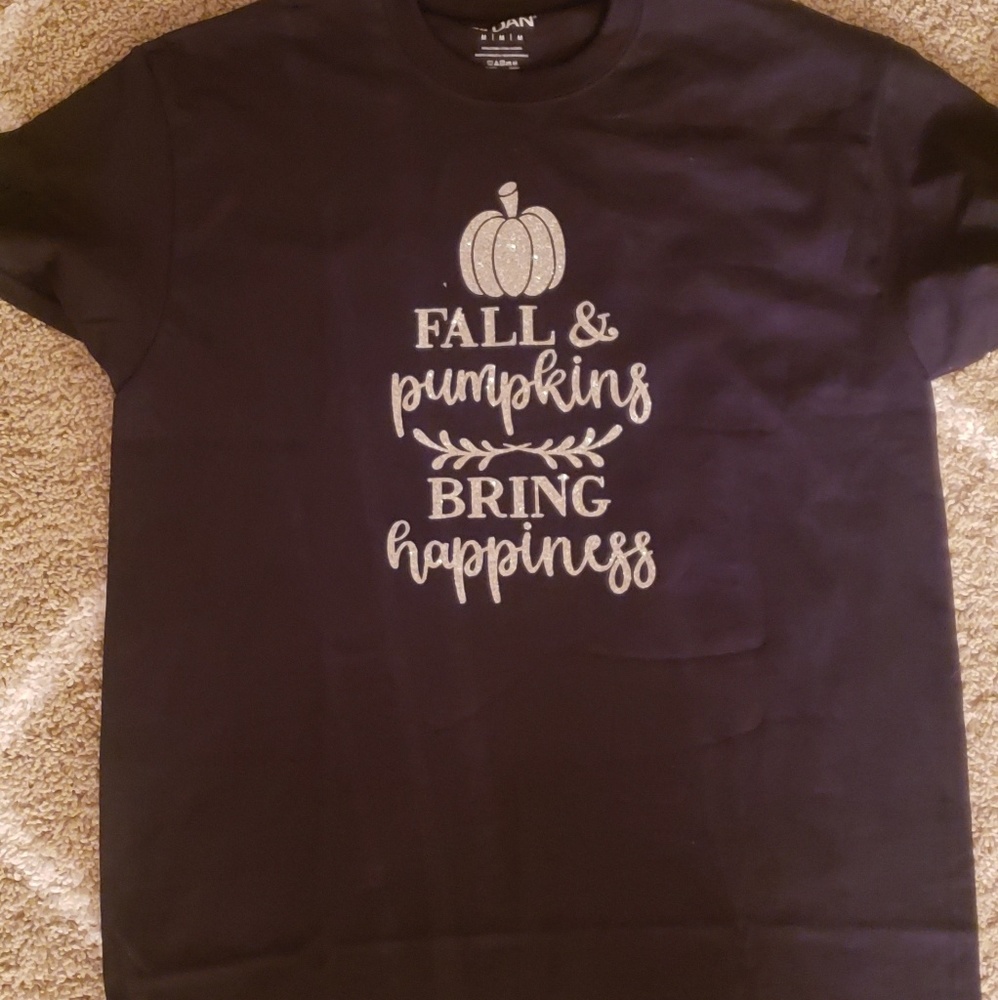 Fall glitter shirt